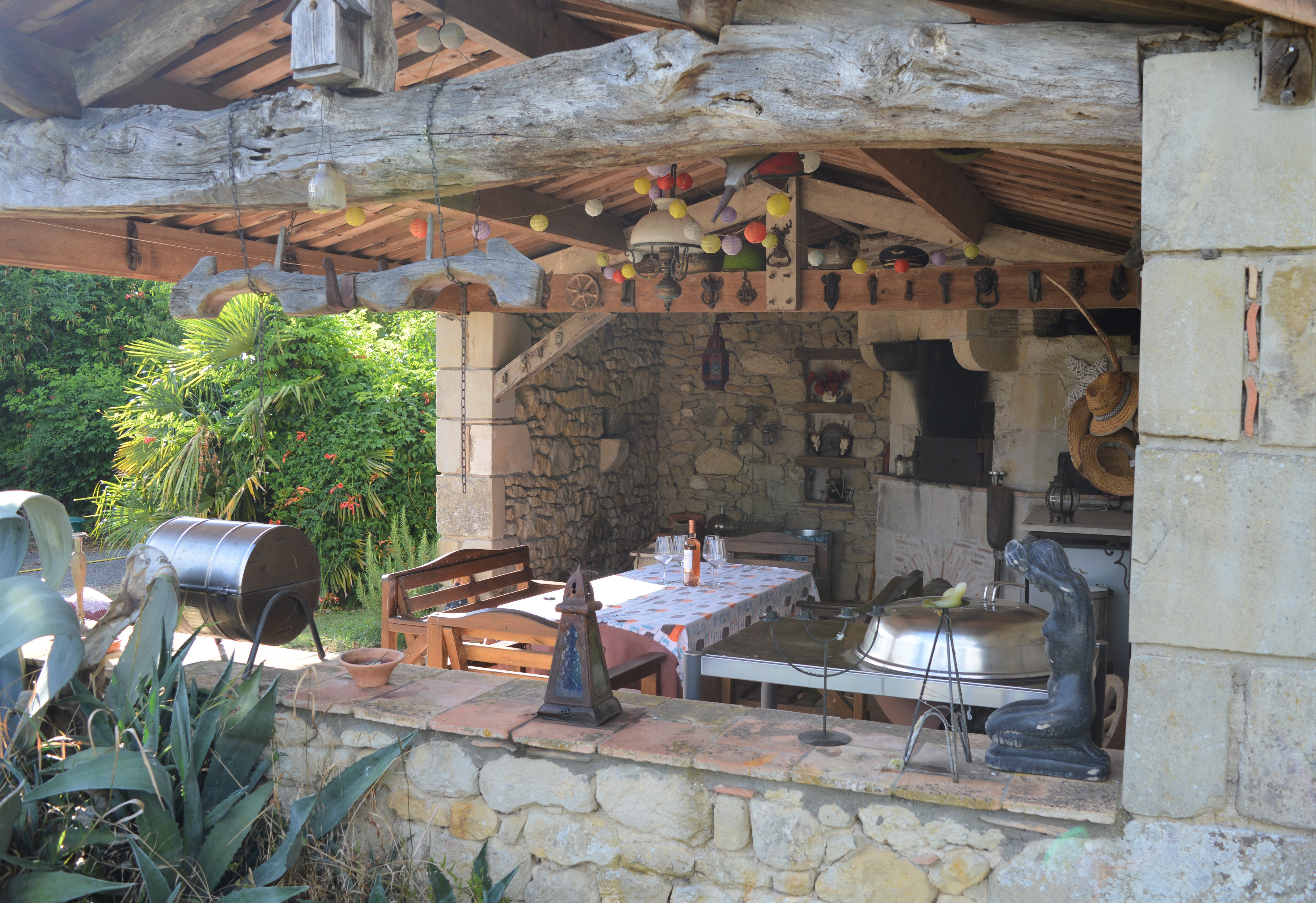 Outdoor Kitchen Pool Looking In II